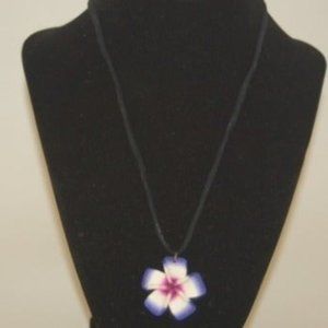 Pretty Purple, White, Mauve Choker Necklace